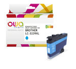 Cartouche d'encre remanufacturée OWA - haute capacité - Cyan - pour BROTHER LC-3239XLC