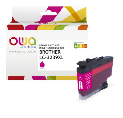 Cartouche d'encre remanufacturée OWA - haute capacité - Magenta - pour BROTHER LC-3239XLM