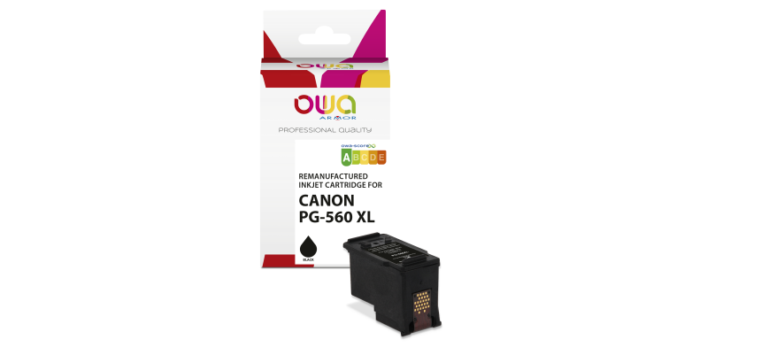 Cartouche d'encre remanufacturée OWA - haute capacité - Noir - pour CANON PG-560 XL