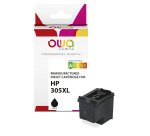 Cartouche d'encre remanufacturée OWA - haute capacité - Noir - pour HP 305XL