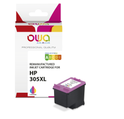EN_Cartouche d'encre remanufacturée OWA - haute capacité - 3 Couleurs - pour HP 305XL