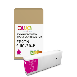Cartouche d'encre remanufacturée OWA - standard - Magenta - pour EPSON SJIC-30-P-M