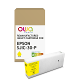 DE_Cartouche d'encre remanufacturée OWA - standard - Jaune - pour EPSON SJIC-30-P-Y
