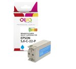 Cartouche d'encre remanufacturée OWA - standard - Cyan - pour EPSON SJI-C-22-P-(C)