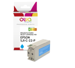 Cartouche d'encre remanufacturée OWA - standard - Cyan - pour EPSON SJI-C-22-P-(C)