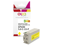 EN_Cartouche d'encre remanufacturée OWA - standard - Jaune - pour EPSON SJI-C-22-P-(Y)