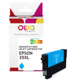EN_Cartouche d'encre remanufacturée OWA - standard - Cyan - pour EPSON 35XL