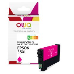 Cartouche d'encre remanufacturée OWA - standard - Magenta - pour EPSON 35XL