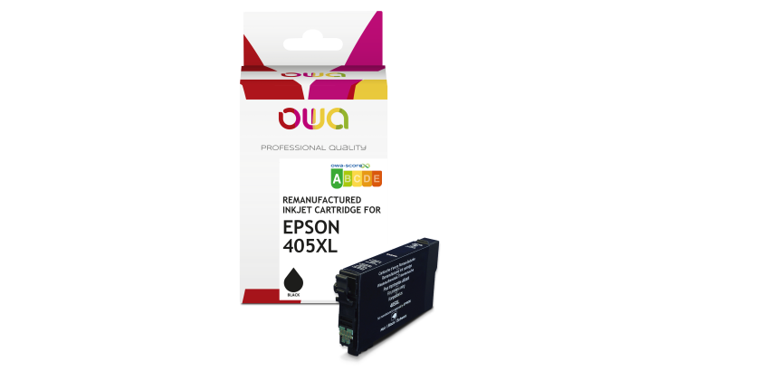 OWA Remanufactured Ink Cartridge - High Capacity - Black - for EPSON C13T05H14010
