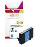 Cartouche d'encre remanufacturée OWA - haute capacité - Cyan - pour HP 912XL