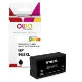 EN_Cartouche d'encre remanufacturée OWA - haute capacité - Noir - pour HP 3JA30AE