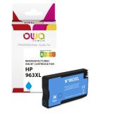 EN_Cartouche d'encre remanufacturée OWA - haute capacité - Cyan - pour HP 963XL