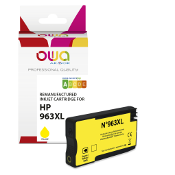 DE_Cartouche d'encre remanufacturée OWA - haute capacité - Jaune - pour HP 963XL