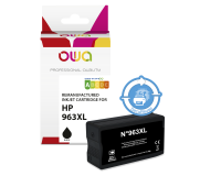 Gereviseerde inktcartridge OWA - hoge capaciteit - Zwart - voor HP 963XL