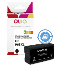 Gereviseerde inktcartridge OWA - hoge capaciteit - Zwart - voor HP 963XL