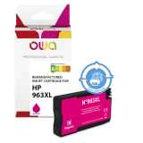 Cartouche d'encre remanufacturée OWA - haute capacité - Magenta - pour HP 963XL