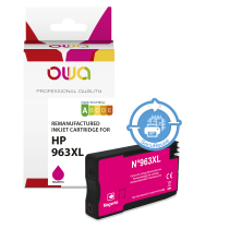 cartucho de tinta remanufacturado owa - alta capacidad - magenta - para hp 963xl