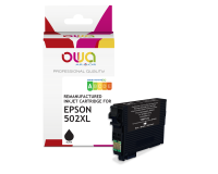 Cartouche d'encre remanufacturée OWA - haute capacité - Noir - pour EPSON 502XL