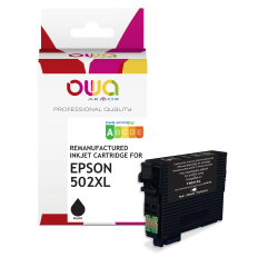EN_Cartouche d'encre remanufacturée OWA - haute capacité - Noir - pour EPSON 502XL