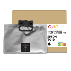 Cartouche d'encre remanufacturée OWA - standard - Noir - pour EPSON C13T01D100