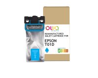 Cartouche d'encre remanufacturée OWA - standard - Cyan - pour EPSON C13T01D200