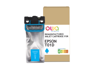 Cartouche d'encre remanufacturée OWA - standard - Cyan - pour EPSON C13T01D200