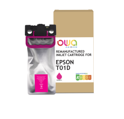 Cartouche d'encre remanufacturée OWA - standard - Magenta - pour EPSON C13T01D300