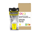 Cartouche d'encre remanufacturée OWA - standard - Jaune - pour EPSON C13T01D400