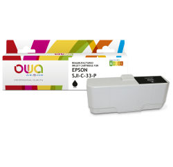 OWA Compatible EPSON SJI-C-33-P-(K) Black Cartridge for Inkjet Printer
