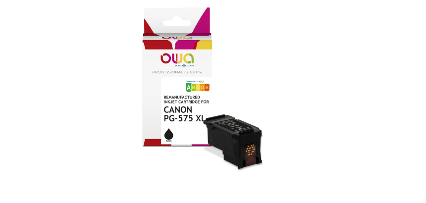 OWA wiederaufbereitete Tintenpatrone - Standard - Schwarz - für CANON PG-575 XL