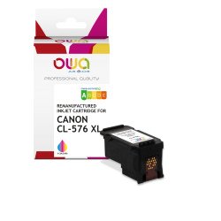 Cartouche d'encre remanufacturée OWA - standard - 3 Couleurs - pour CANON CL-576 XL