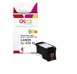 Cartouche d'encre remanufacturée OWA - standard - 3 Couleurs - pour CANON CL-576 XL