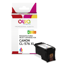 EN_Cartouche d'encre remanufacturée OWA - standard - 3 Couleurs - pour CANON CL-576 XL