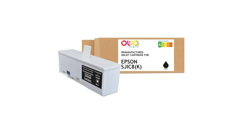 OWA Remanufactured Ink Cartridge - Standard - Black - for EPSON C33S020407