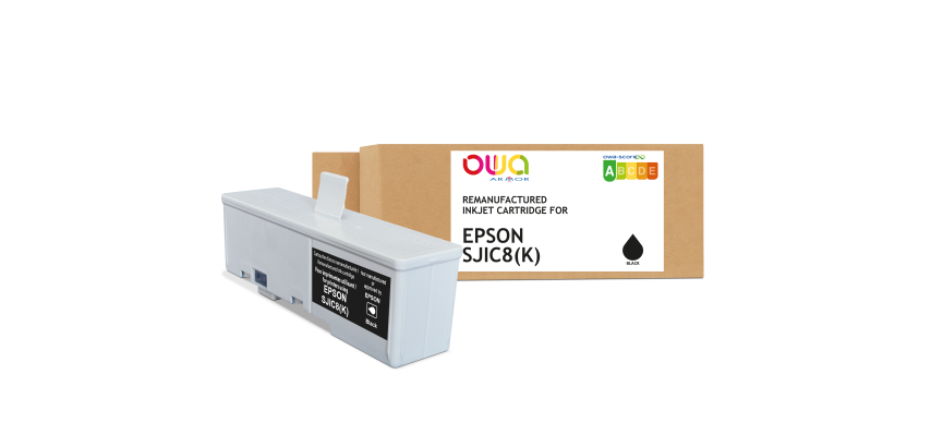 Cartouche d'encre remanufacturée OWA - standard - Noir - pour EPSON C33S020407