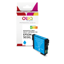 Cartouche d'encre remanufacturée OWA - haute capacité - Cyan - pour EPSON C13T09R24010