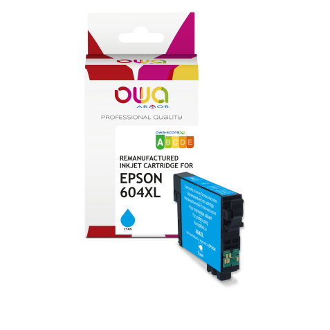 Cartouche d'encre remanufacturée OWA - haute capacité - Cyan - pour EPSON C13T10H24010