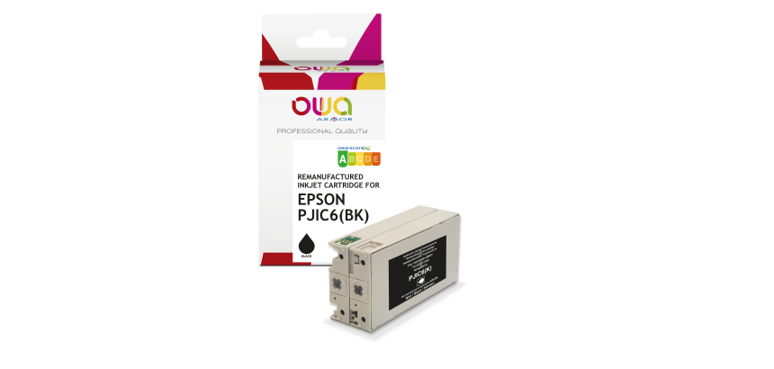 Cartouche d'encre remanufacturée OWA - standard - Noir - pour EPSON C13S020452