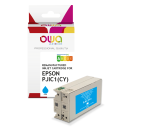 Cartouche d'encre remanufacturée OWA - standard - Cyan - pour EPSON C13S020447