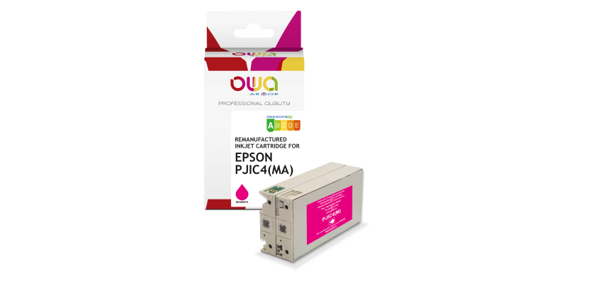 Cartouche d'encre remanufacturée OWA - standard - Magenta - pour EPSON C13S020450