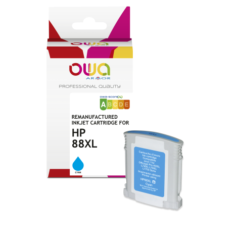 Gereviseerde toner OWA - hoge capaciteit - voor HP 88XL C