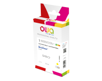 EN_Cartouche d'encre remanufacturée OWA - standard - Jaune - pour BROTHER LC980 Y