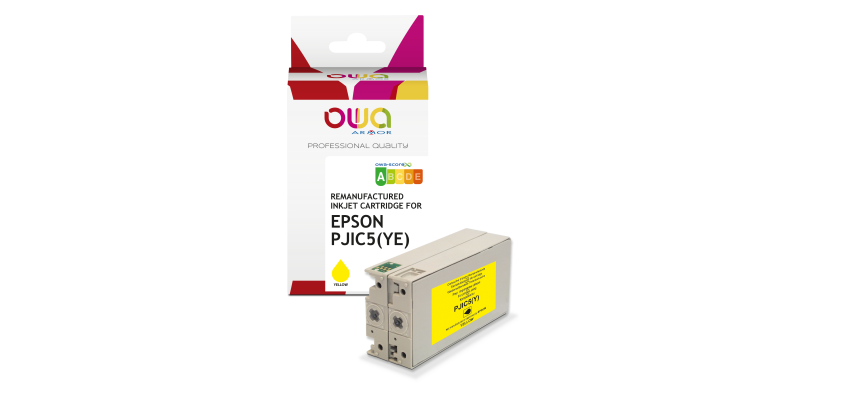 Cartouche d'encre remanufacturée OWA - standard - Jaune - pour EPSON C13S020451