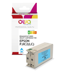 Cartouche d'encre remanufacturée OWA - standard - Cyan Clair - pour EPSON C13S020448