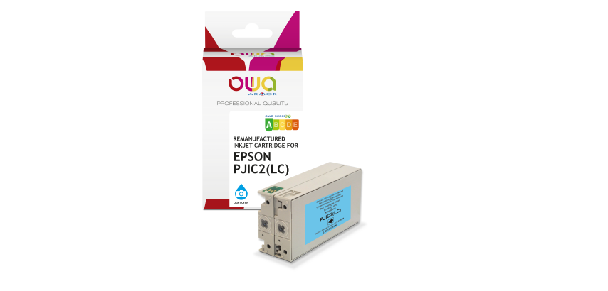 OWA Remanufactured Ink Cartridge - Standard - Light Cyan - for EPSON C13S020448