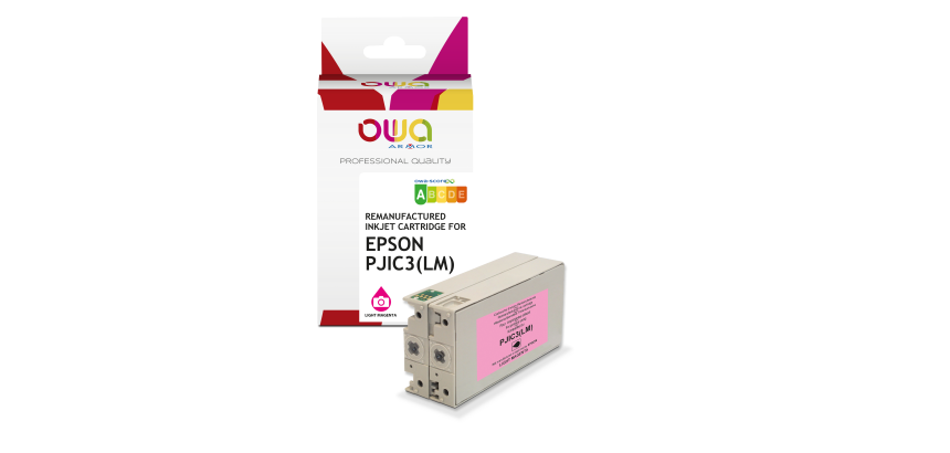 Cartouche d'encre remanufacturée OWA - standard - Magenta Clair - pour EPSON C13S020449