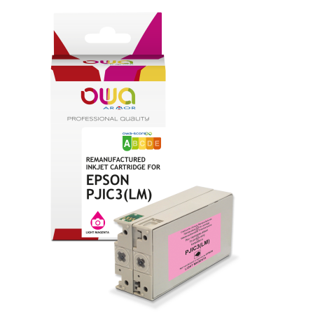 Cartouche d'encre remanufacturée OWA - standard - Magenta Clair - pour EPSON C13S020449