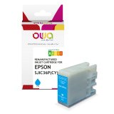 Cartouche d'encre remanufacturée OWA - standard - Cyan - pour EPSON SJIC-36-P-C