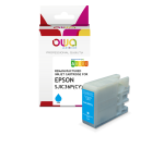 Cartouche d'encre remanufacturée OWA - standard - Cyan - pour EPSON SJIC-36-P-C