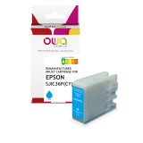 Cartouche d'encre remanufacturée OWA - standard - Cyan - pour EPSON SJIC-36-P-C